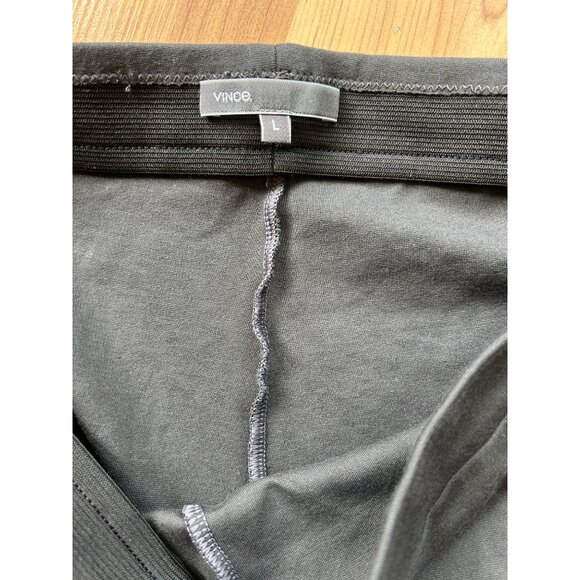 Vince Gray Seamed Stretch Pants Minimalist Corpcore - Picture 6 of 7